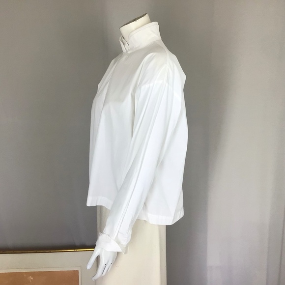 Double collar cotton shirt Eskandar - Picture 4 of 6